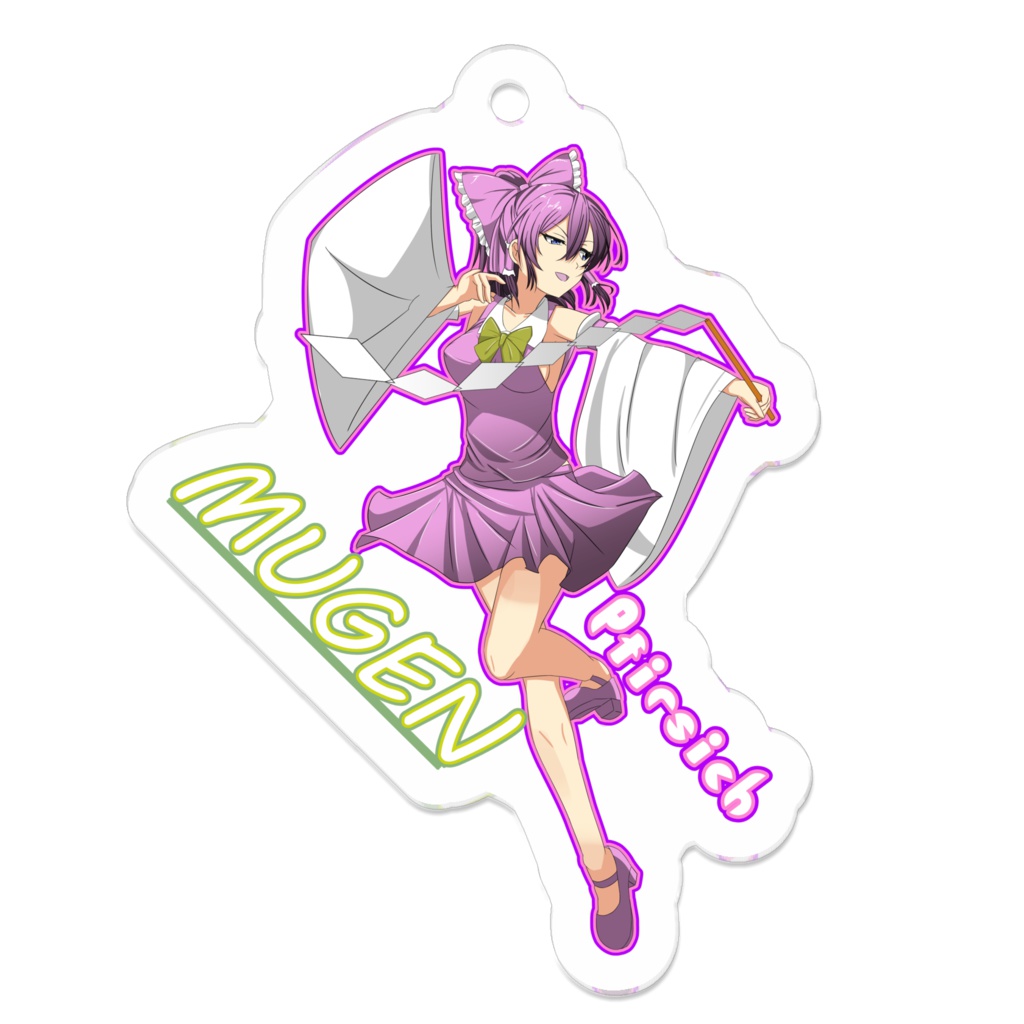 桃霊夢アクリルキーホルダー(小)