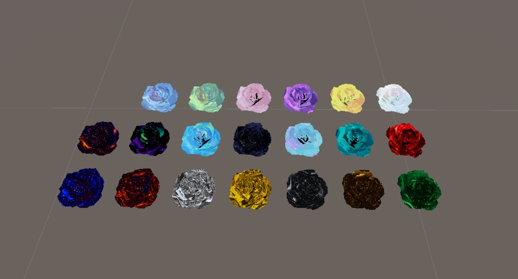 花のパーティクル(おまけカラー多数)