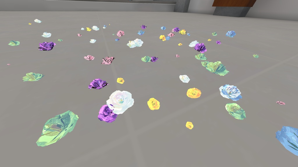 花のパーティクル(おまけカラー多数)