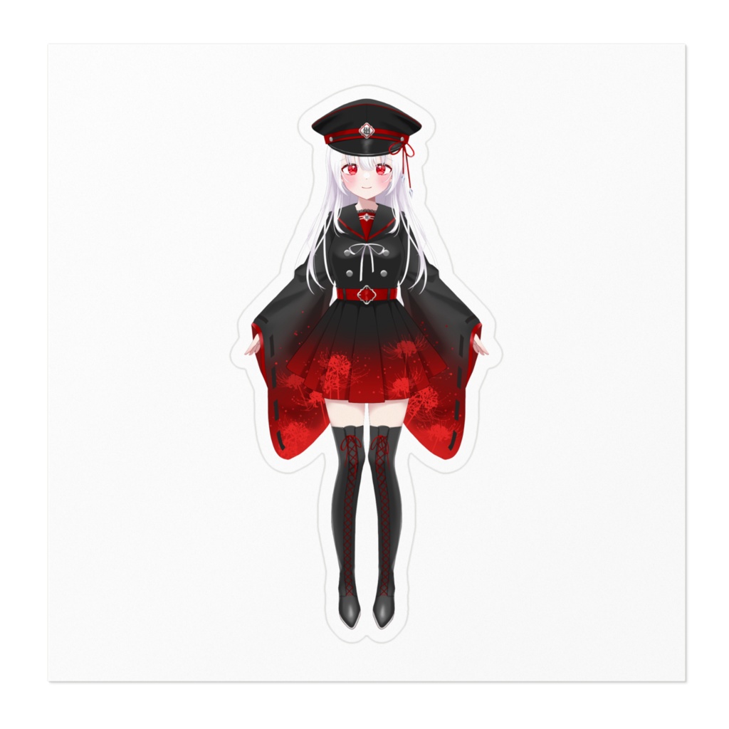 柚蓮 ステッカー