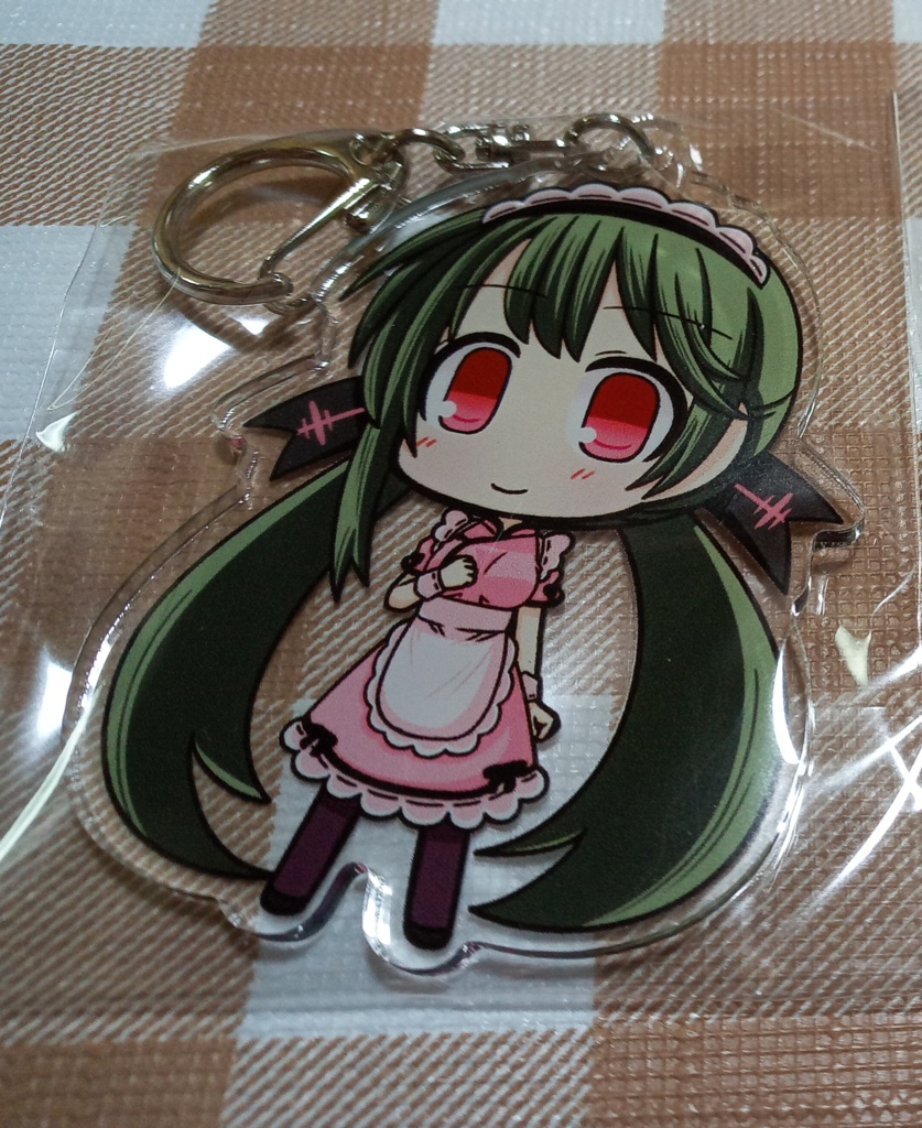 心華チャイナメイド風アクリルキーホルダー