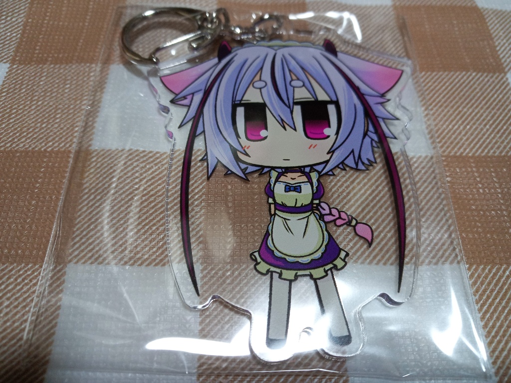 鳴花ミコトメイド衣装アクリルキーホルダー(グラデ追加版)