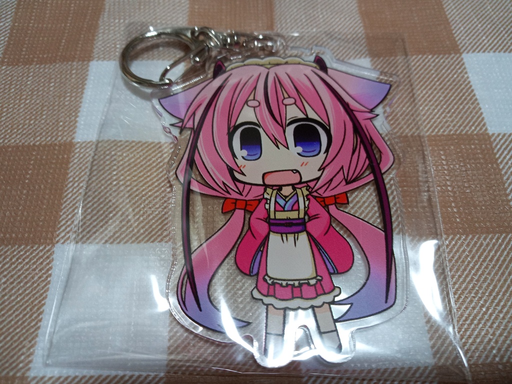 鳴花ヒメ和風メイドアクリルキーホルダー(グラデ追加版)