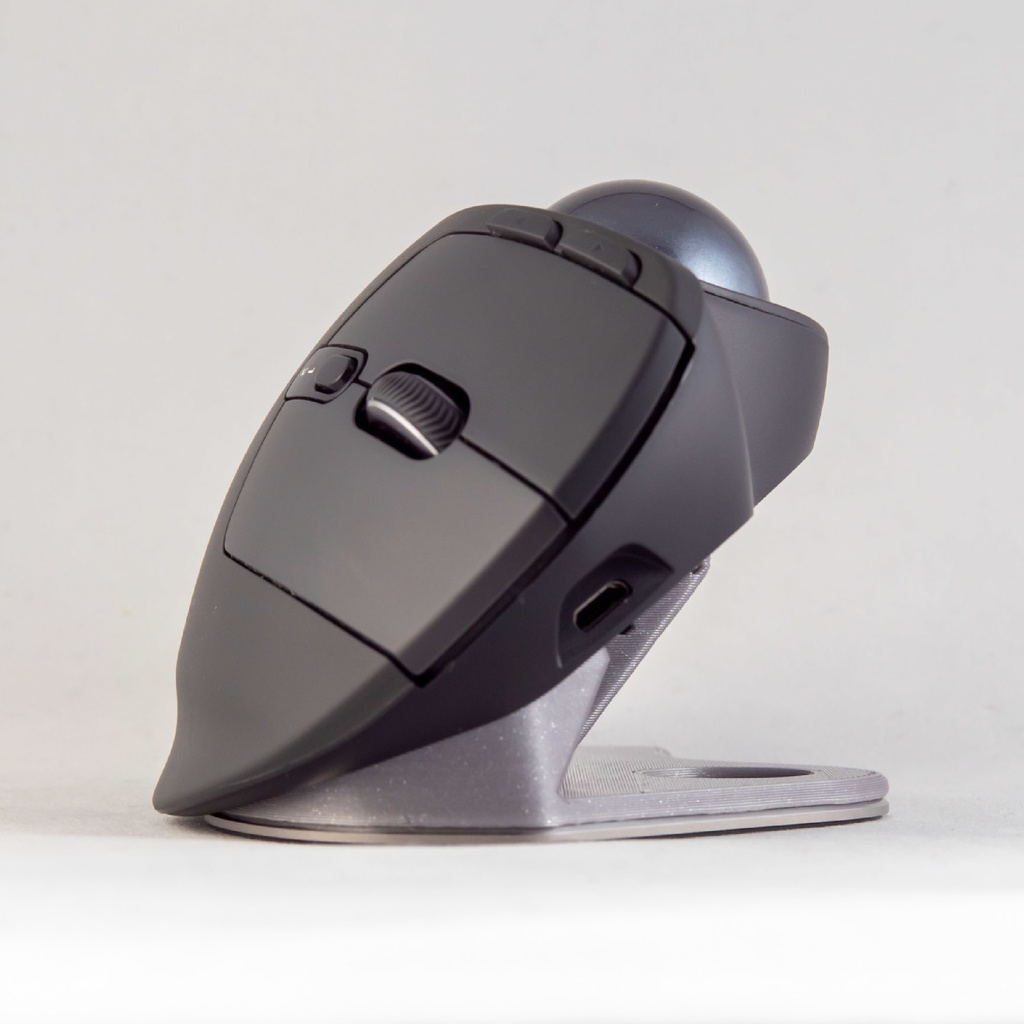 Logicool MX ERGO用傾斜スタンド 40°(シルバー)