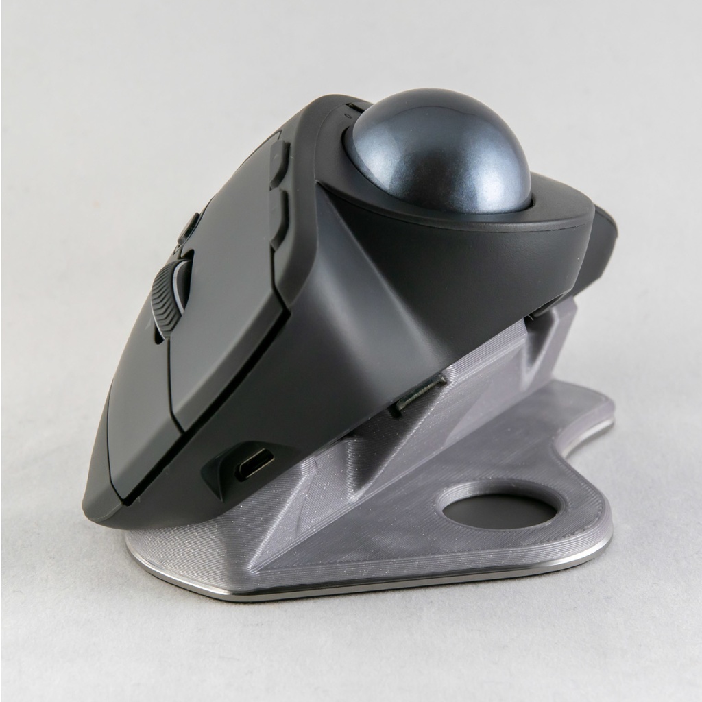 Logicool MX ERGO用傾斜スタンド 40°(シルバー)