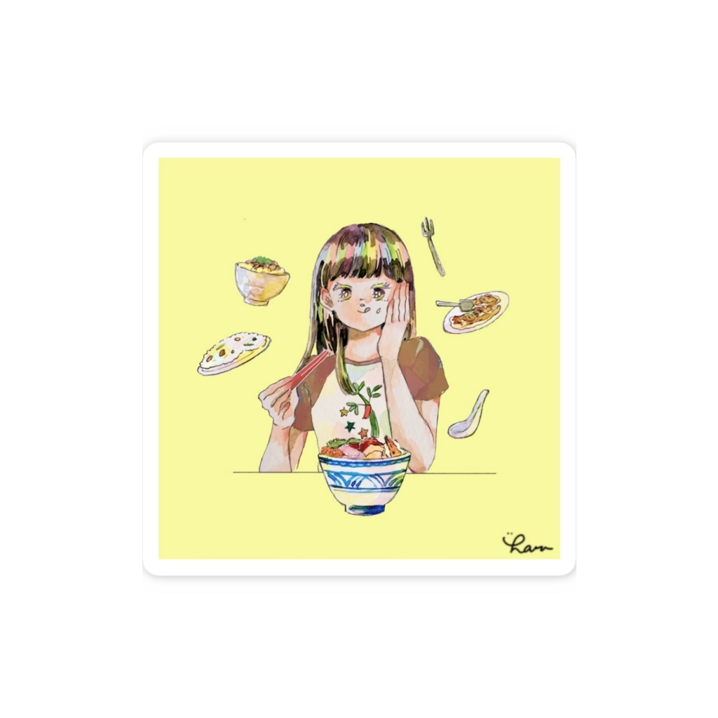 スマホステッカー(はら日和 ver.)