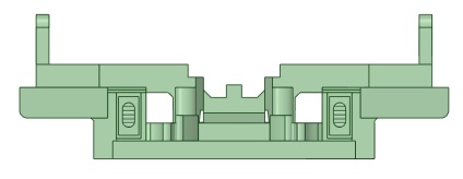 T12-04G:小型スカート付きTNカプラー土台4個セット【Nゲージ鉄道模型】
