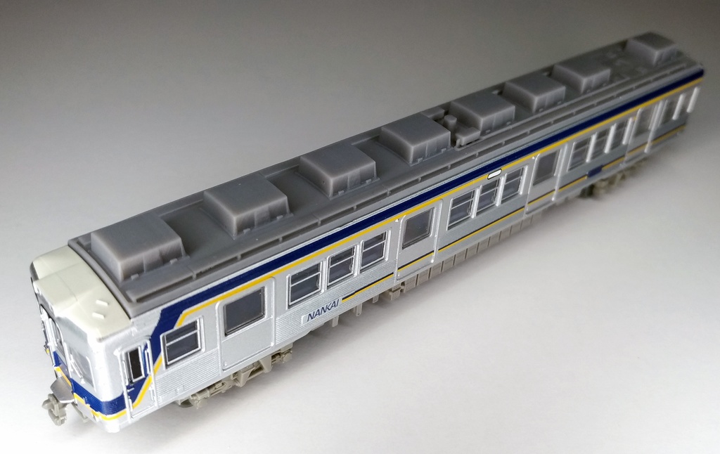 NK60-90:6000系(2連車)橋本方パンタ屋根パーツ【Nゲージ鉄道模型】