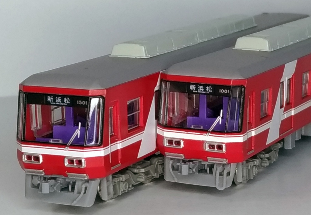 ES91-04/92-04:浜松の赤い電車用スカート付きTN土台2編成セット【Nゲージ鉄道模型】