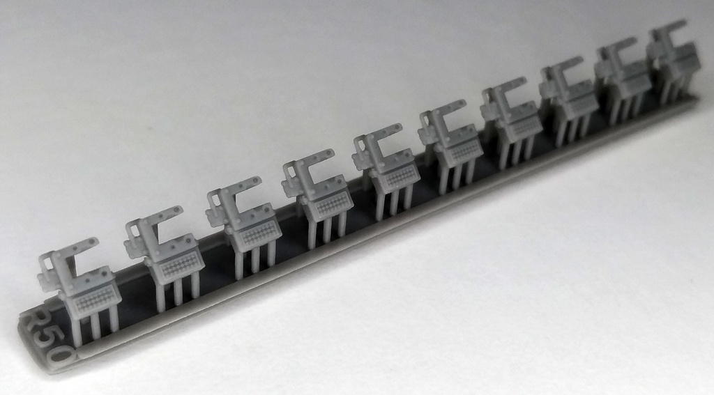 R50-10B/R50-10G:TNカプラー電連 地下鉄用(黒色/灰色)タイプA 10個【Nゲージ鉄道模型】