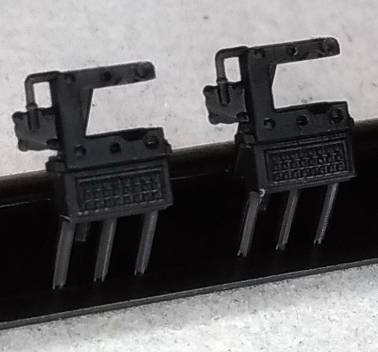 R50-10B/R50-10G:TNカプラー電連 地下鉄用(黒色/灰色)タイプA 10個【Nゲージ鉄道模型】