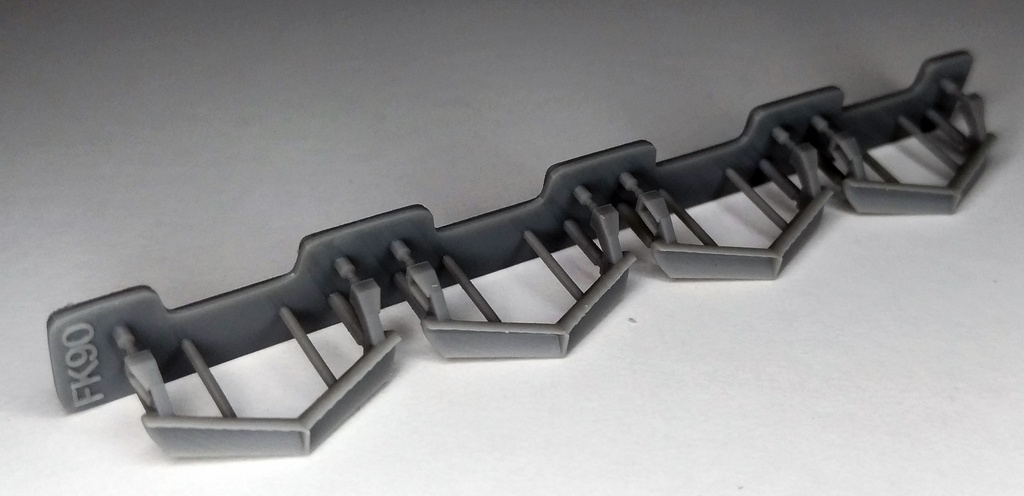 FK90-04:1000系用スノープロウ 4編成(8個)入り【Nゲージ鉄道模型】