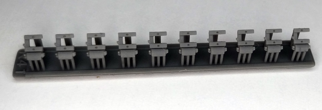 R41-10B/G:TNカプラー電連 1段(黒色/灰色)タイプG 西武 10個【Nゲージ鉄道模型】