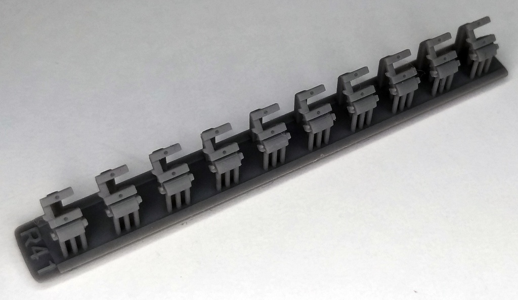 R41-10B/G:TNカプラー電連 1段(黒色/灰色)タイプG 西武 10個【Nゲージ鉄道模型】