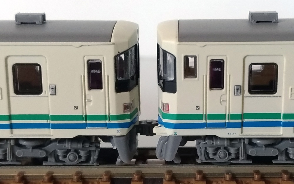 AB89-04:丸森の8100系電車用スカート(TNカプラーSPタイプ土台)【Nゲージ鉄道模型】