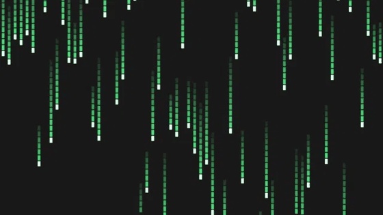 【無料あり】ネオングリッド・デジタルレインの動くAPNG素材 12種【SF/サイバーパンク/配信オーバーレイ/透過】
