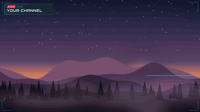 【動く配信HUD】OBS用配信オーバーレイ COMPLETE PACK 12種|ゲーム・ホラー・作業・VTuber(アニメーションHTML+透過動画)
