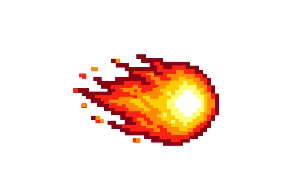 【ゲーム素材】PIXEL BATTLE FX Vol.1|ドット絵バトルエフェクト10種 PNG透過