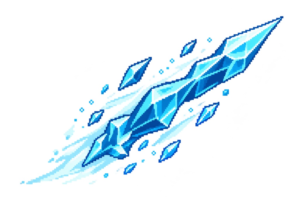 【ゲーム素材】PIXEL BATTLE FX Vol.1|ドット絵バトルエフェクト10種 PNG透過