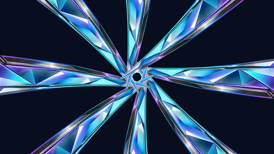 【無料あり】IRIS TRANSITIONS Vol.2|彫金・虹ガラスのシーン転換2種【透過WebM/APNG・OBS】