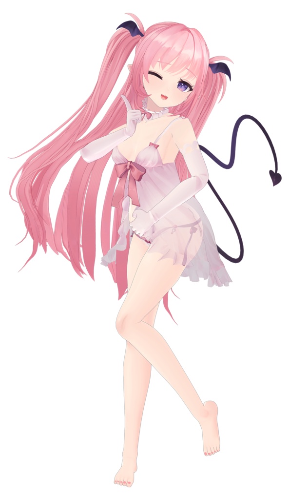 【無料🎁】3Dモデル❤サキュバス ルルム