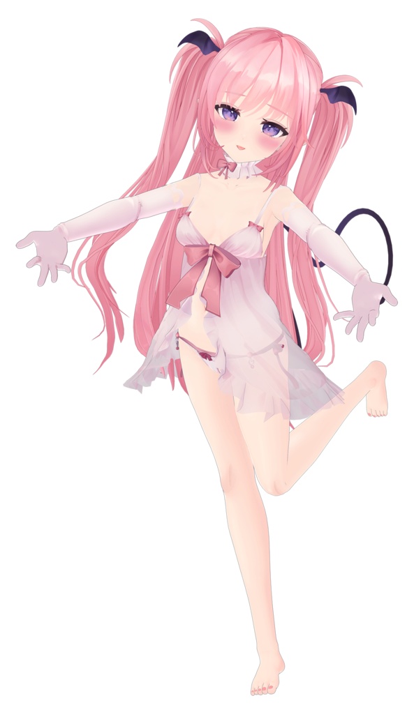 【無料🎁】3Dモデル❤サキュバス ルルム