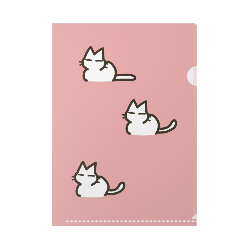 ネコのクリアファイル - Hitsuji15 - BOOTH