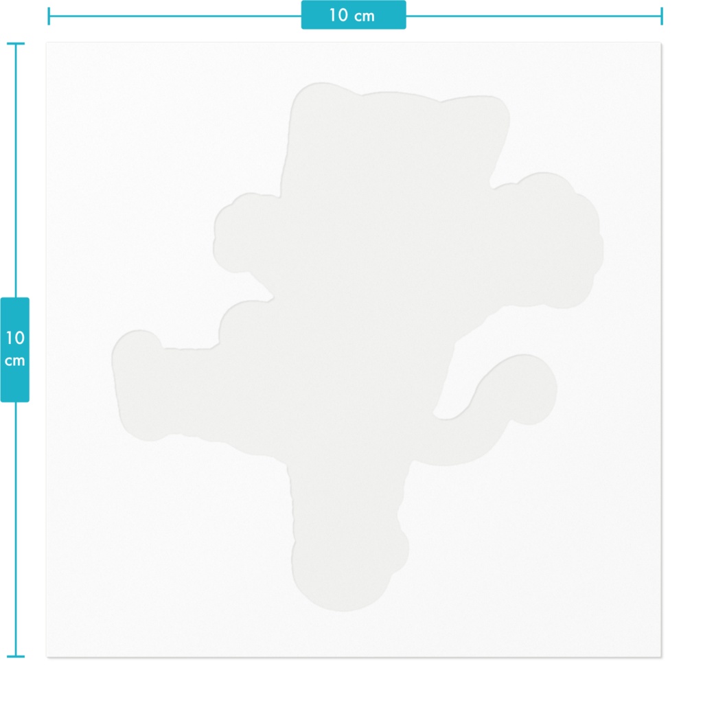 ステッカー 宇宙飛行士猫(オレンジ