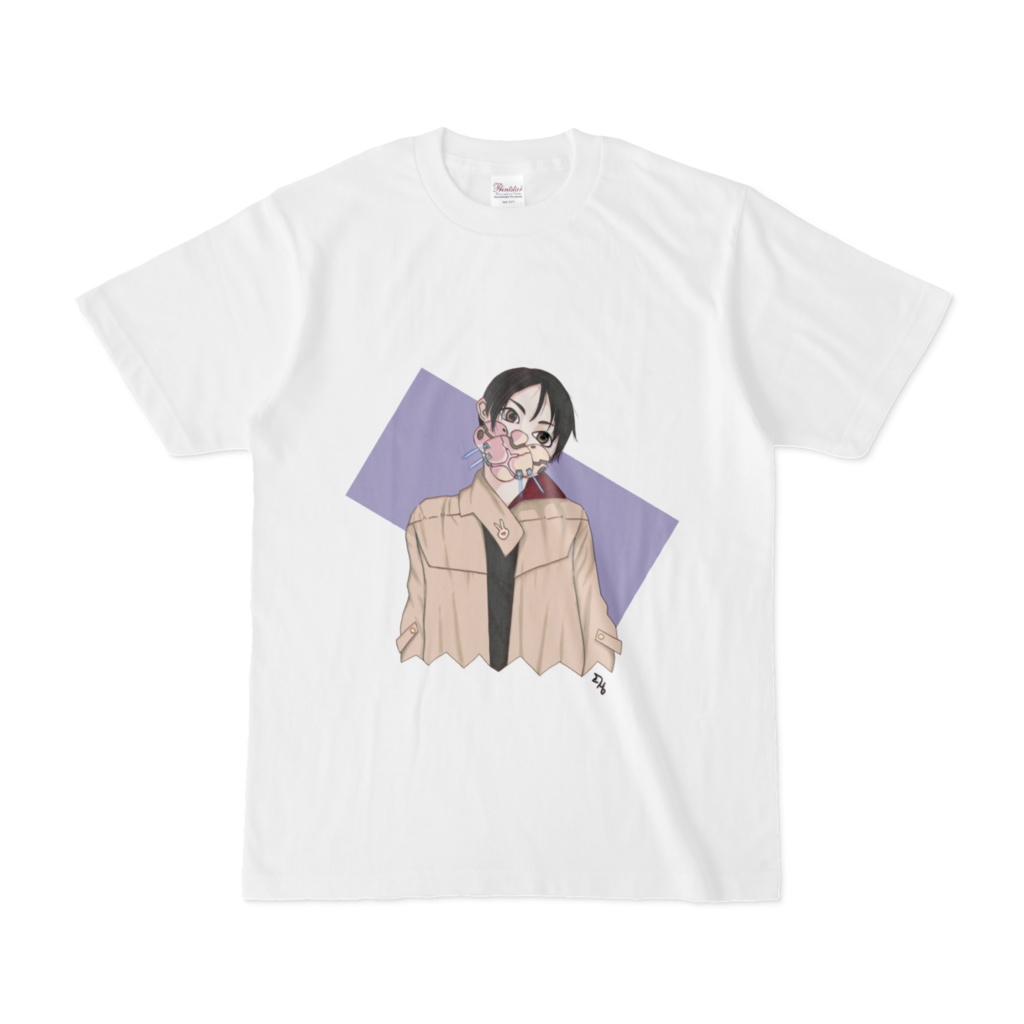 オリジナルイラスト２号　Ｔシャツ（白）