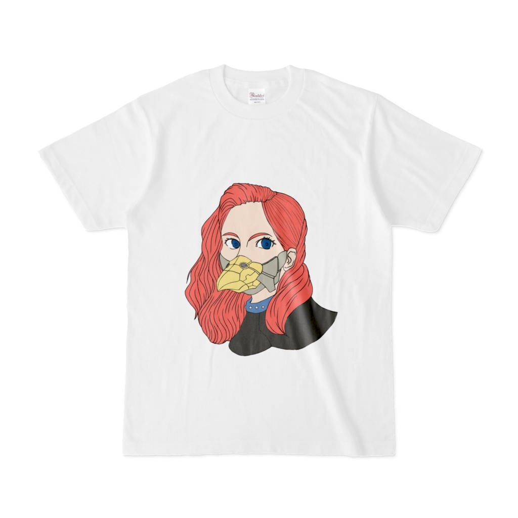 オリジナルイラスト　４号　Ｔシャツ（白）