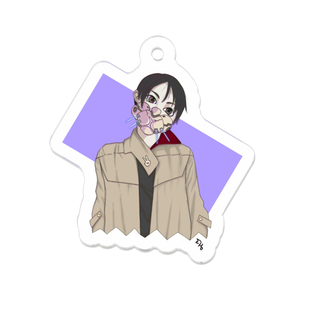オリジナルイラスト2号(アクリルキーホルダー)