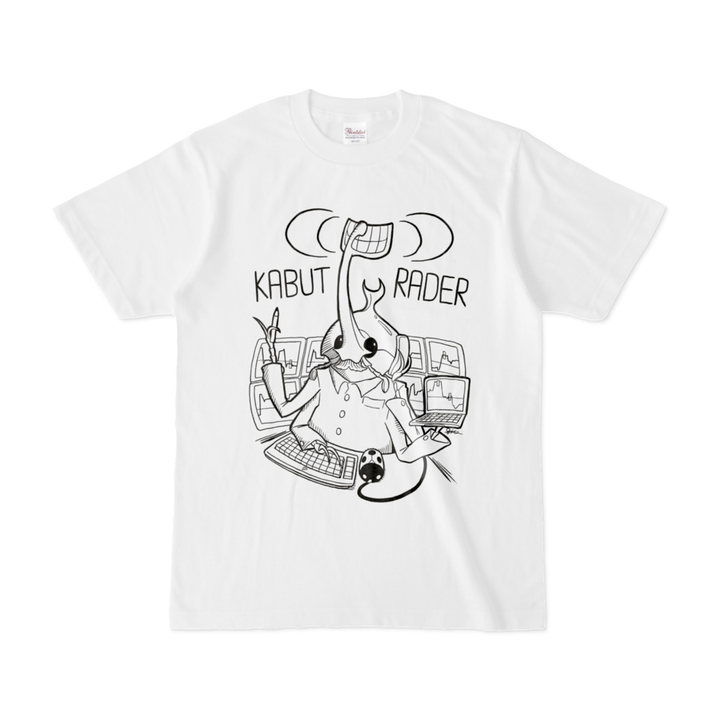 株トレーダーTシャツ (ジノの謎Tシリーズ)