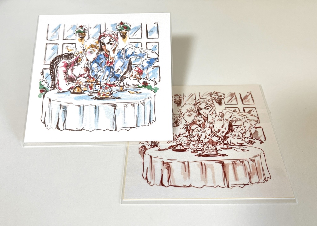 両面フルカラー印刷のカード