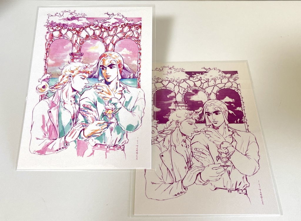 両面フルカラー印刷のカード