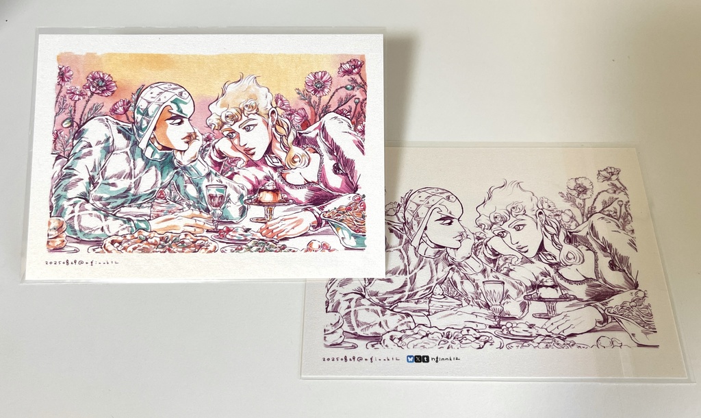 両面フルカラー印刷のカード