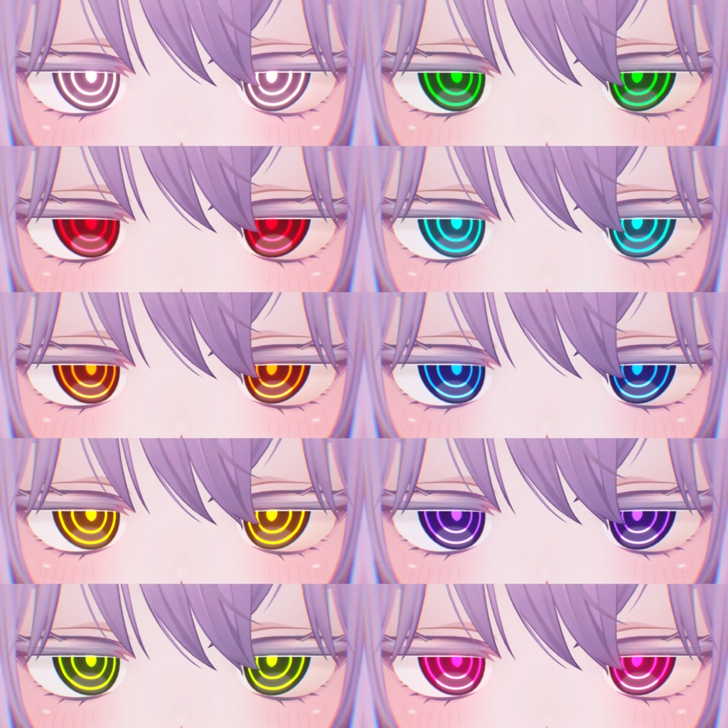 【3アバター対応】Circle eyes【随時対応アバター更新予定】