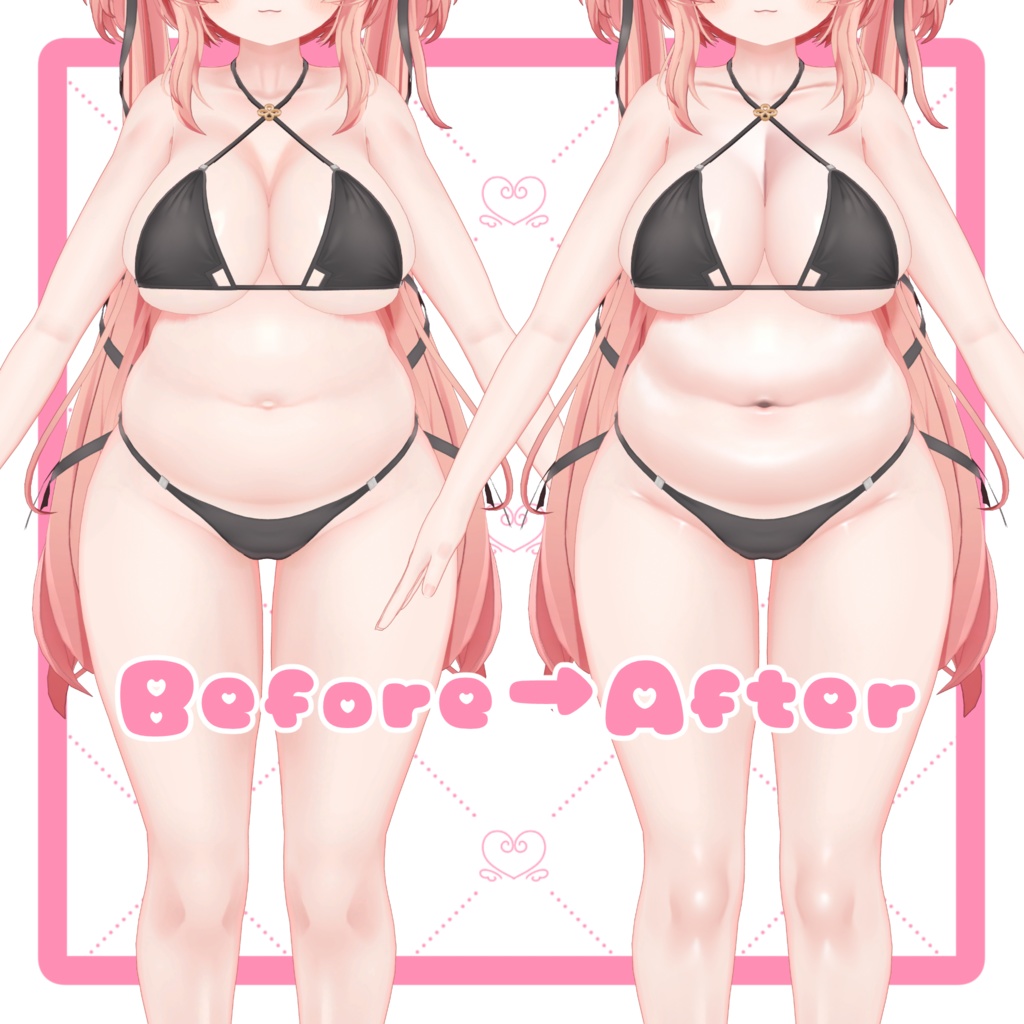 イチゴちゃんの身体を更にエッチ♥にするテクスチャ