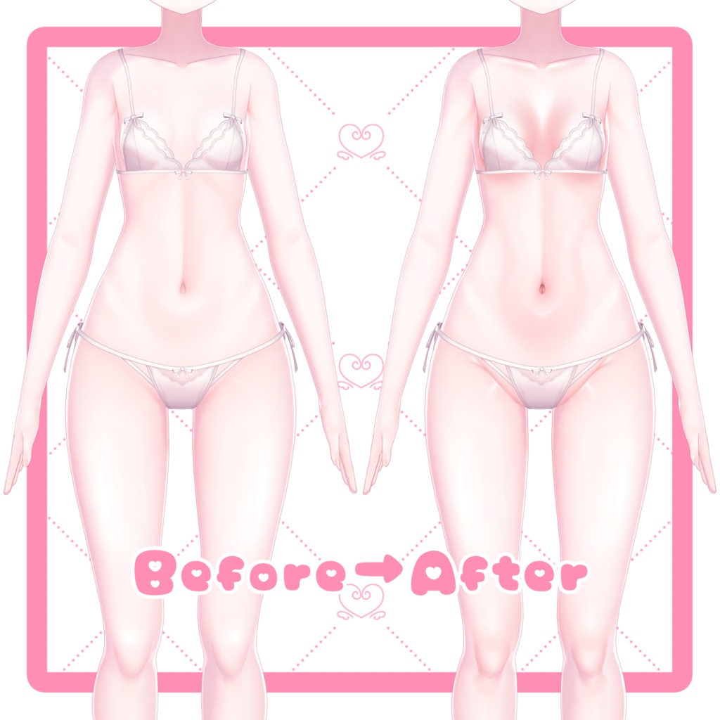 セレナちゃんの身体を更にエッチ♥にするテクスチャ
