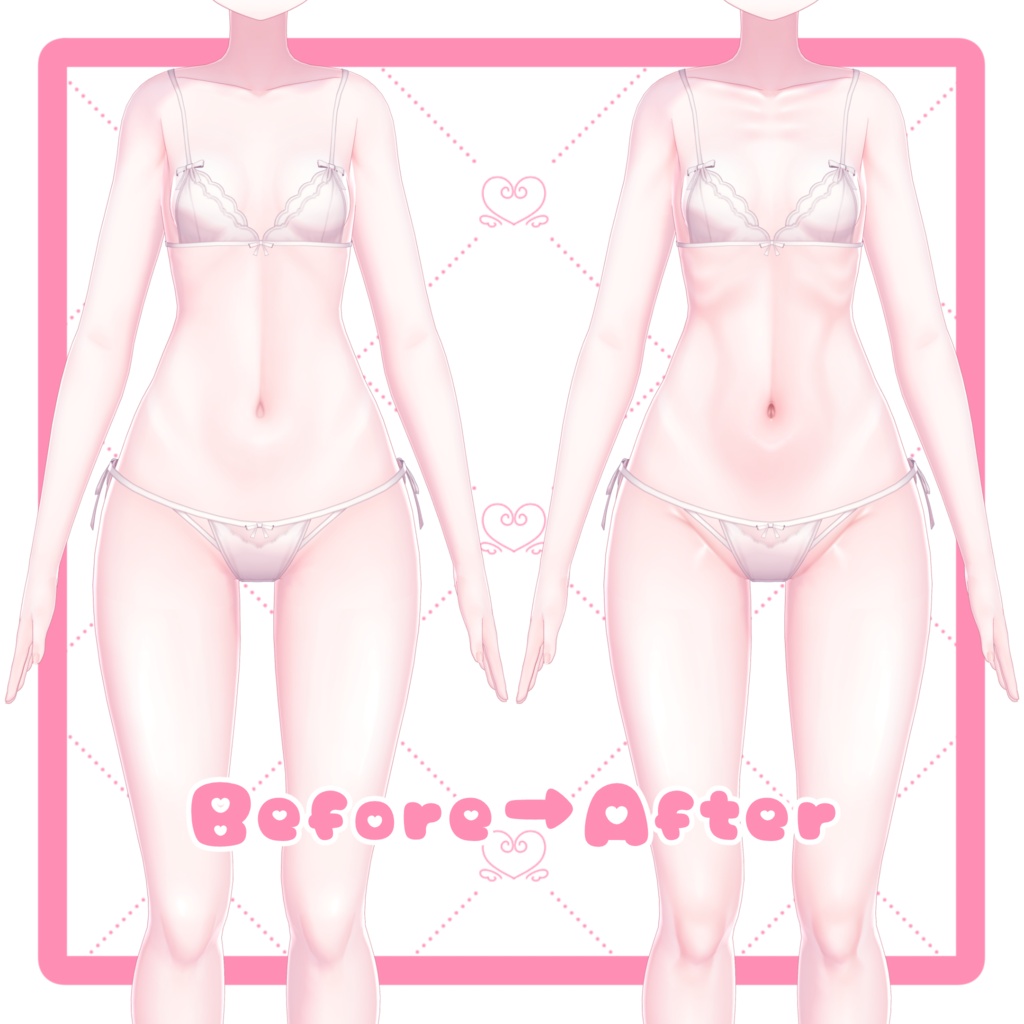 セレナちゃんの身体を更にエッチ♥にするテクスチャ