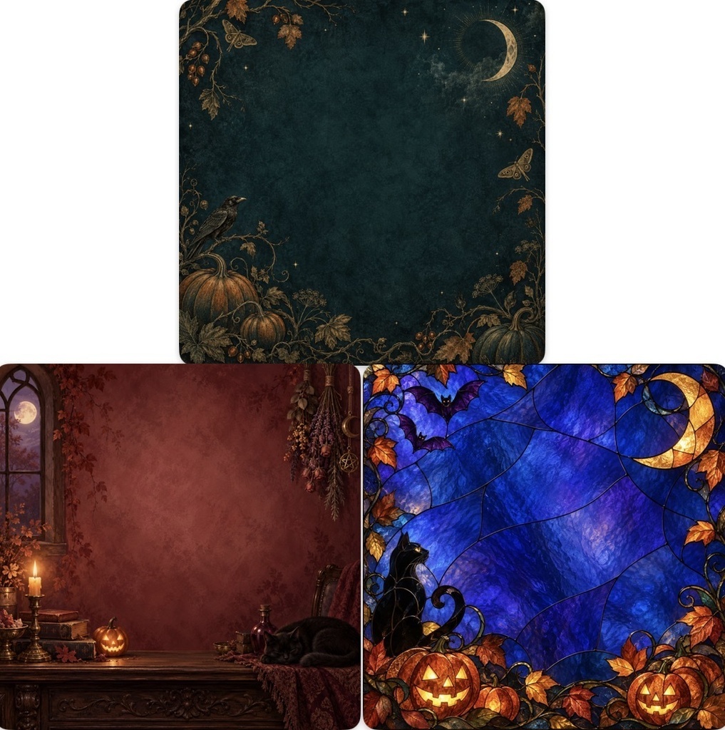Halloween 背景素材 9種類