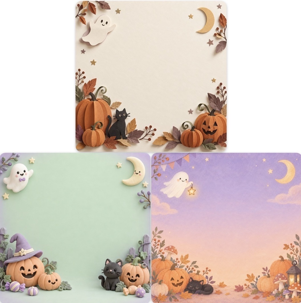 Halloween 背景素材 9種類