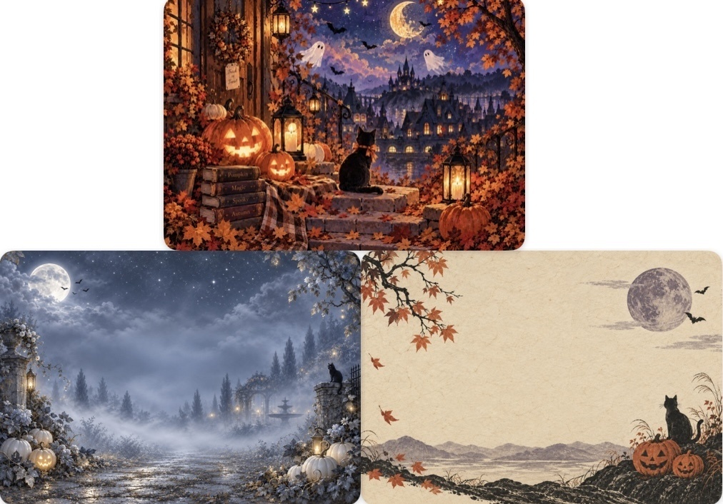 Halloween背景素材 その2 10種類