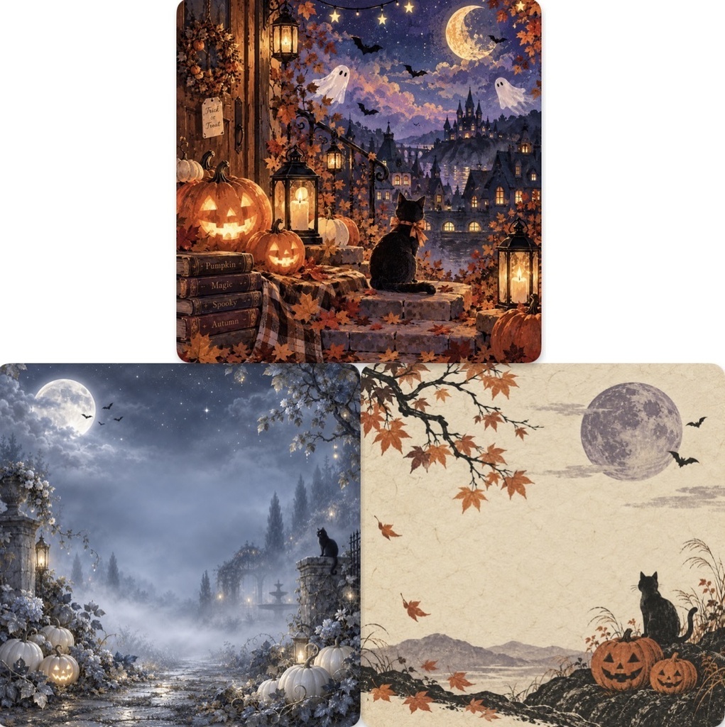 Halloween背景素材 その2 10種類