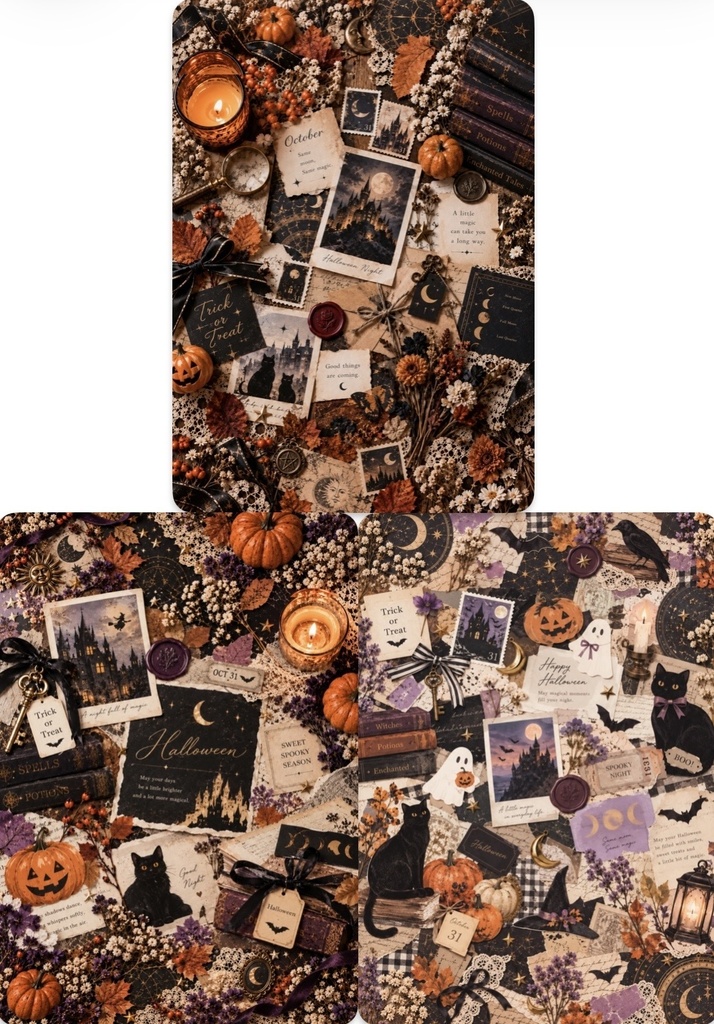 Halloween背景素材 その2 10種類