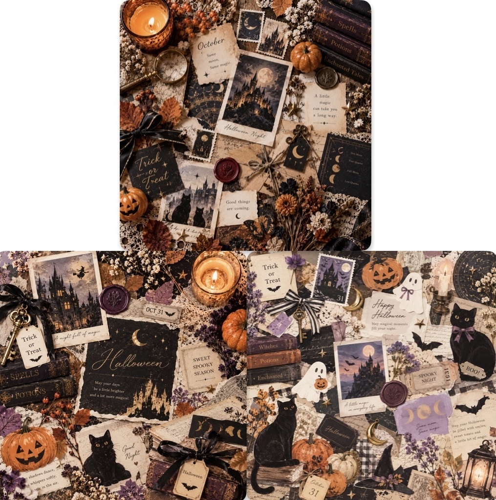 Halloween背景素材 その2 10種類