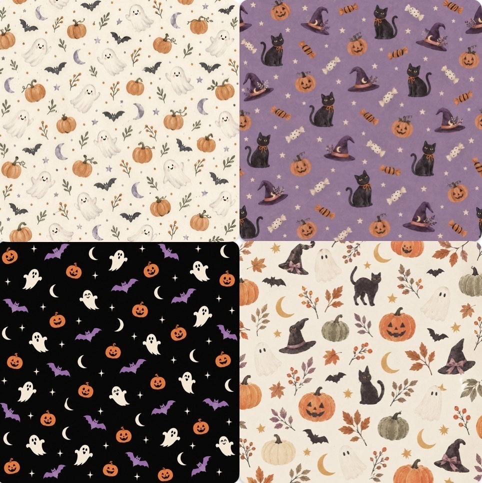 Halloween背景素材 その3 21種類