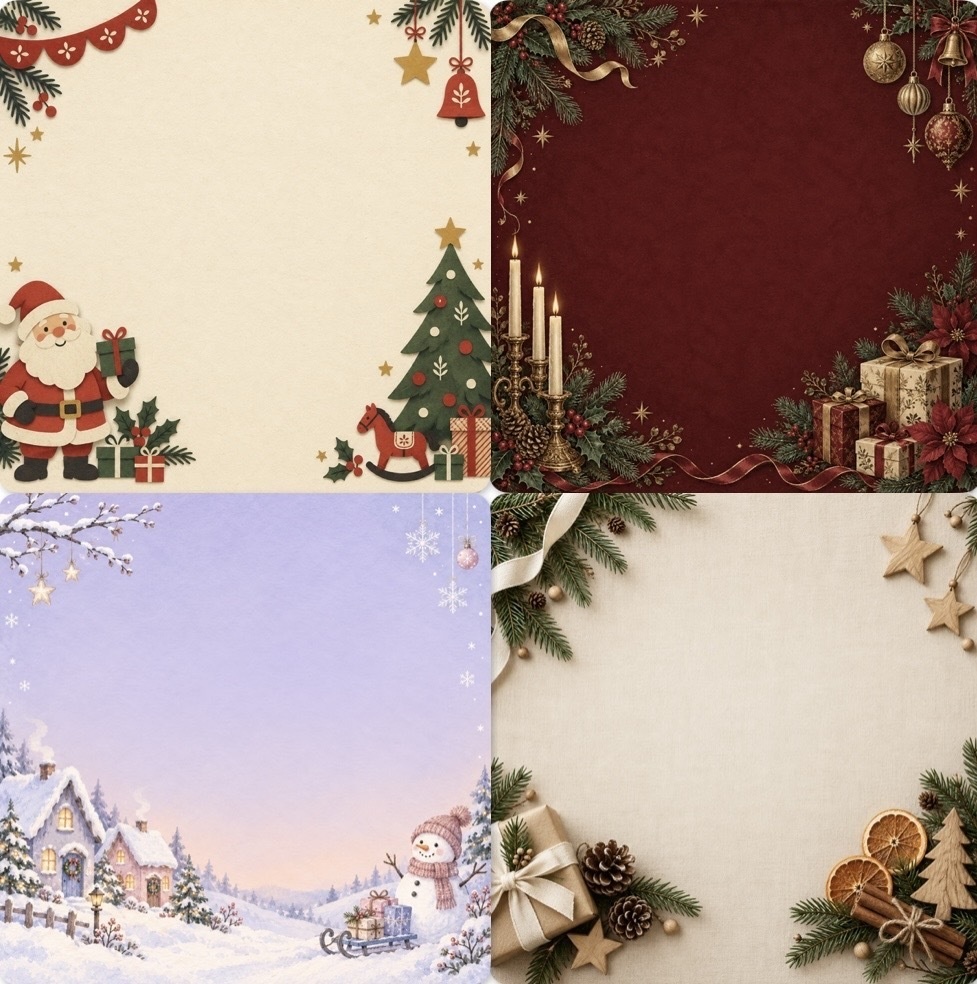 Christmas背景素材 その2 20種類