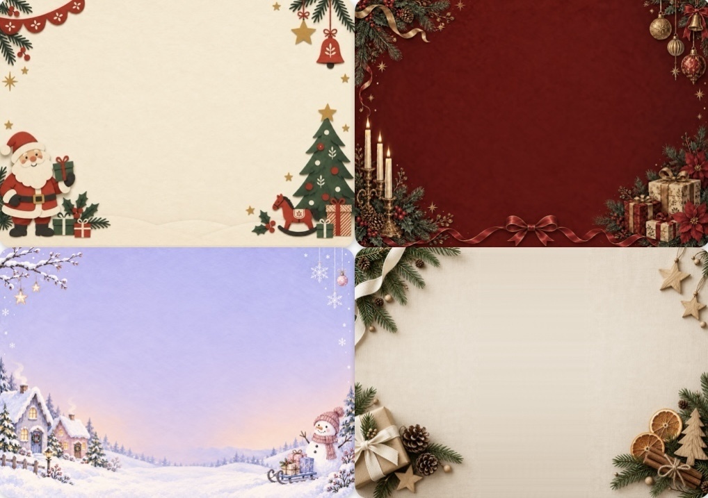 Christmas背景素材 その2 20種類