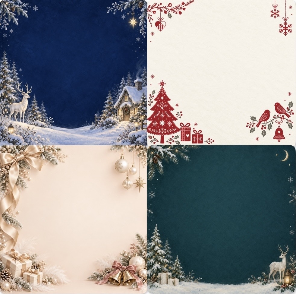 Christmas背景素材 その2 20種類