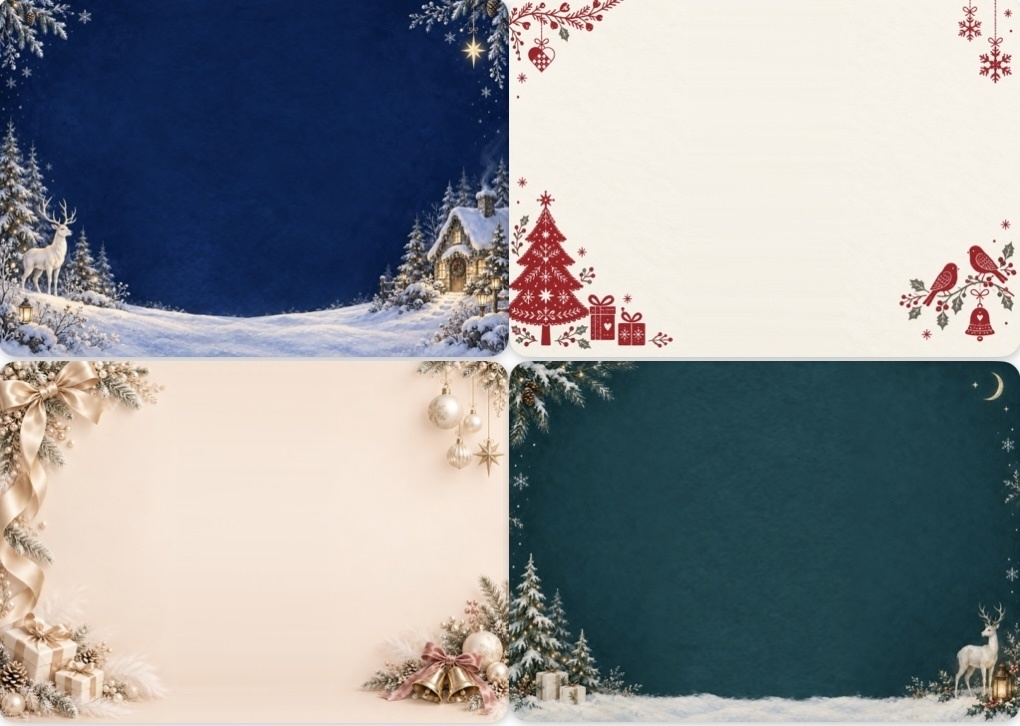 Christmas背景素材 その2 20種類